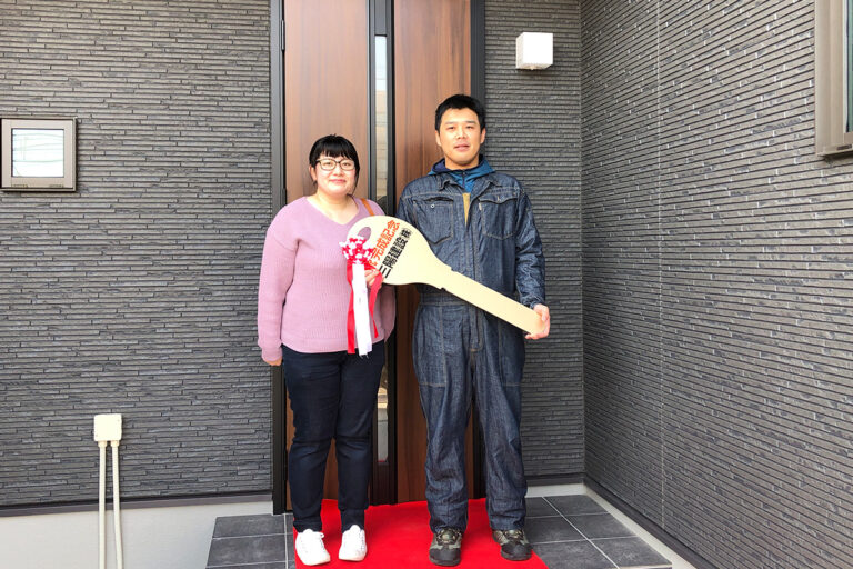 明石市魚住町 O様邸のご家族